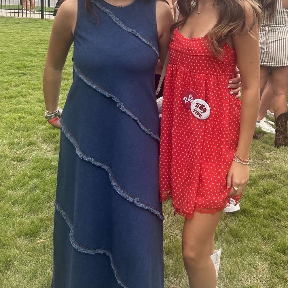 LONG DENIM dress
